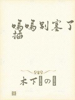 呜呜别塞了啊抽插封面