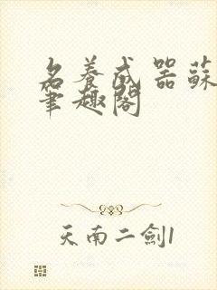 名养成器苏沫沫笔趣阁封面