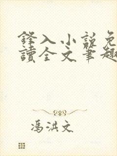 锋入小说免费阅读全文笔趣阁