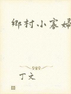乡村小寡妇封面