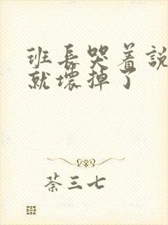 班长哭着说再c就坏掉了