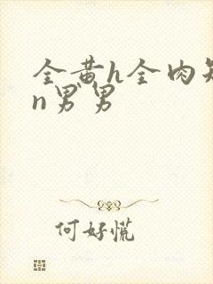 全黄h全肉短篇n男男封面