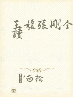王媛张刚全文阅读封面