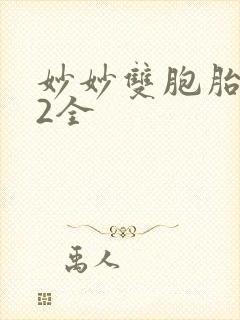 妙妙双胞胎1-2全封面