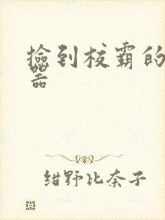 捡到校霸的遥控器封面