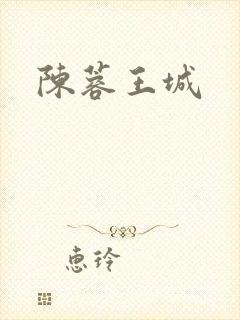 陈蓉王城封面