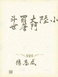 斗罗大陆小说绝世唐门