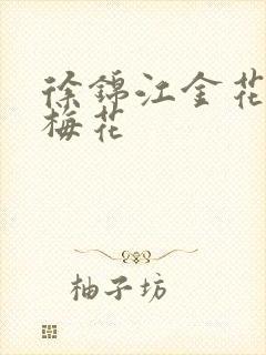 徐锦江金花瓶楷梅花