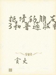 抵债的朋友麦子3和普通版对比封面