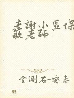 老谢小区保安赵敏老师封面