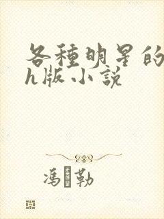 各种明星的综艺h版小说