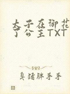 太子在御花园要了公主TXT