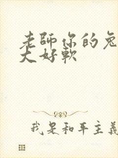 老师你的兔子好大好软