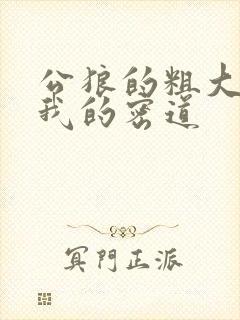 公狼的粗大挺进我的密道