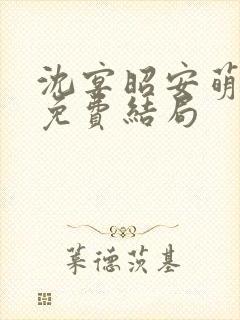 沈宴昭安萌全文免费结局