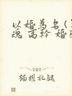 以婚为名 (军魂 高干 婚恋)封面