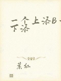 一个上添B一个下添封面