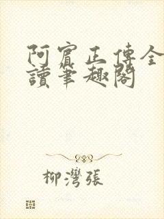 阿宾正传全文阅读笔趣阁