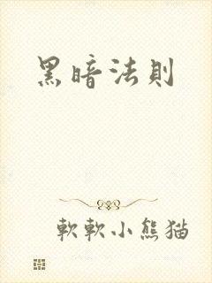 黑暗法则封面