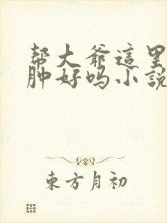 帮大爷这里消消肿好吗小说