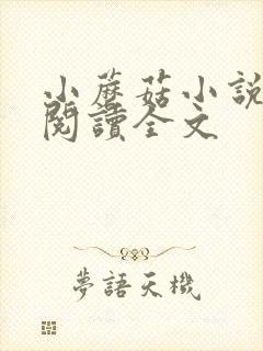 小蘑菇小说免费阅读全文封面