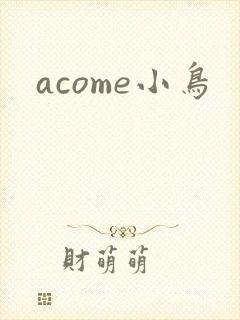 acome小鸟