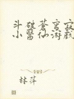 斗破苍穹寂寞的小医仙游戏世界