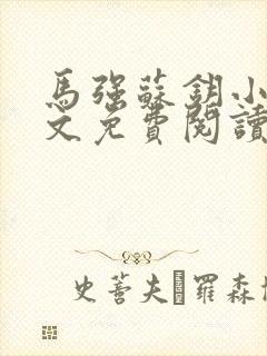 马强苏钥小说全文免费阅读最新章节