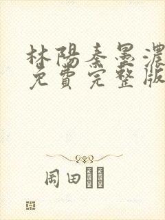 林阳秦墨浓小说免费完整版简介