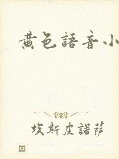 黄色语音小说