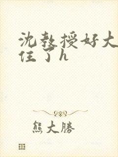 沈教授好大含不住了h