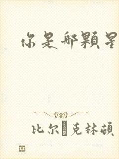 你是哪颗星封面