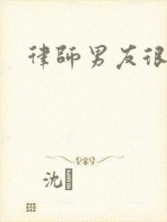 律师男友很难撩封面