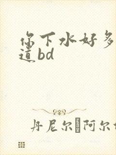 你下水好多下水道bd
