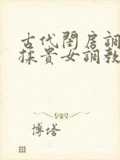 古代闺房调教h揉贵女调教记封面