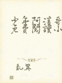 少年阿滨哥全文免费阅读小说封面