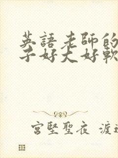 英语老师的小兔子好大好软水