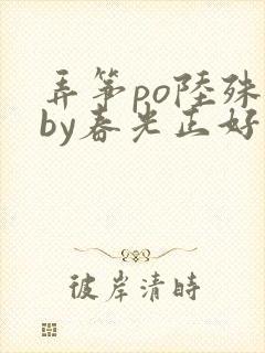 弄筝po陆殊词by春光正好