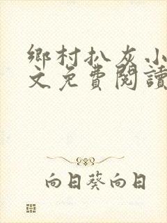 乡村扒灰小说全文免费阅读正版封面