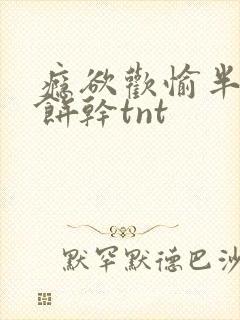 瘾欲欢愉半块小饼干tnt封面