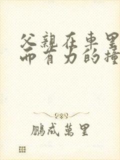 父亲在车里缓慢而有力的撞着