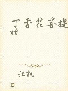 丁香花菩提树txt