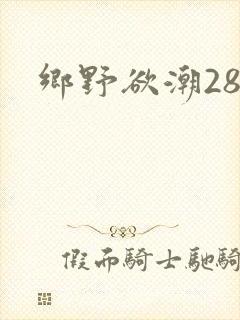 乡野欲潮28章