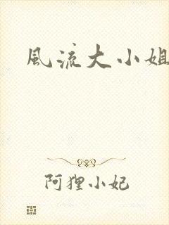 风流大小姐封面