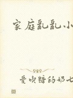 家庭乱乱小说