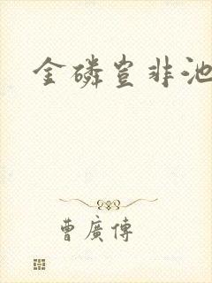 金磷岂非池中物封面