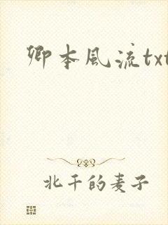 卿本风流txt