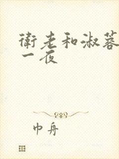 卫老和淑蓉销魂一夜