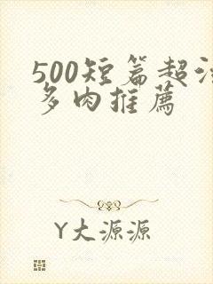500短篇超污多肉推荐