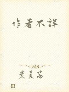 作者不详封面
